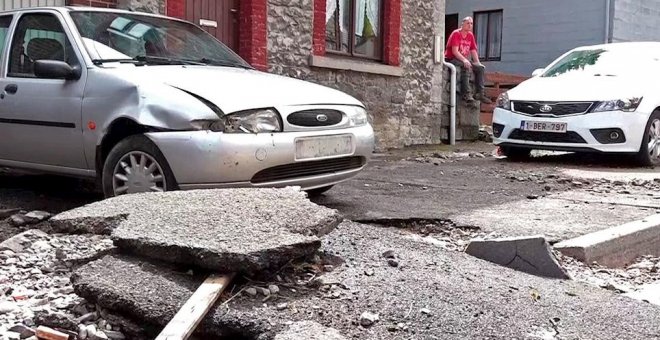 Inundaciones y destrozos en Bélgica por nuevas tormentas