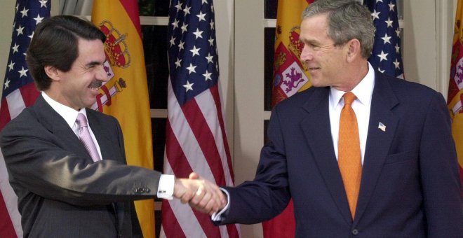 Aznar se apresuró a ofrecer "aviones, barcos y tropas" para atacar Afganistán poco después del 11-S