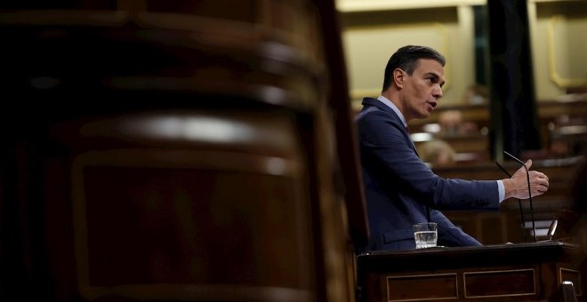Pedro Sánchez: "Hoy no se rescatan bancos, se rescatan empresas y empleos"