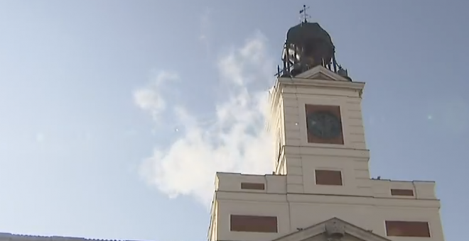 Falsa alarma de incendio en la sede de la Presidencia de la Comunidad de Madrid, en la Puerta del Sol