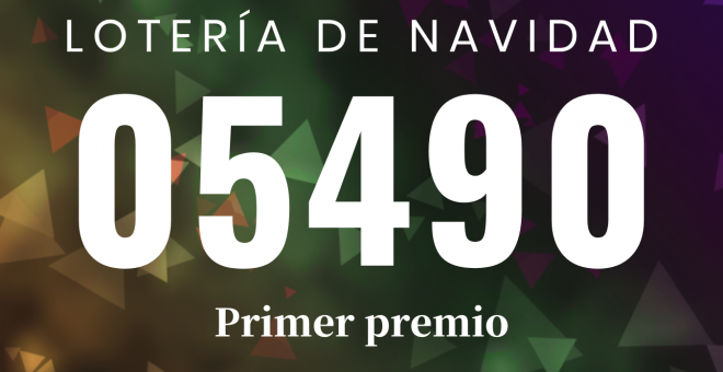 05490, el Gordo de la Lotería de Navidad 2022