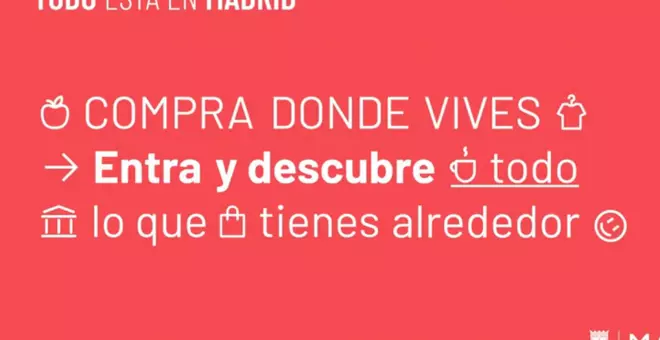 El Ayuntamiento de Madrid niega las acusaciones de plagio en su última campaña de apoyo al comercio