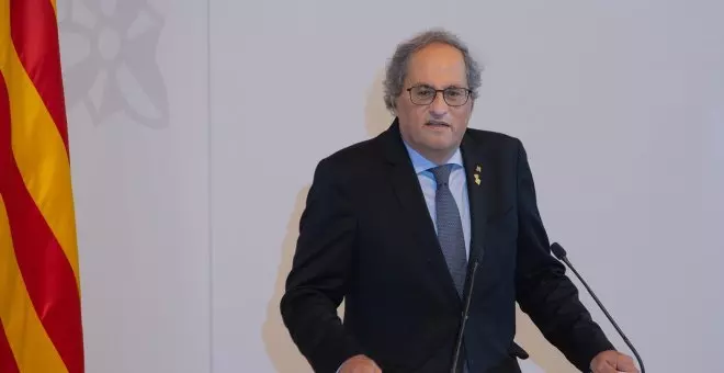 La Audiencia de Barcelona confirma la inhabilitación de Quim Torra por colgar un lazo amarillo en la Generalitat