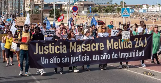Cientos de personas exigen en Melilla una nueva investigación de la masacre