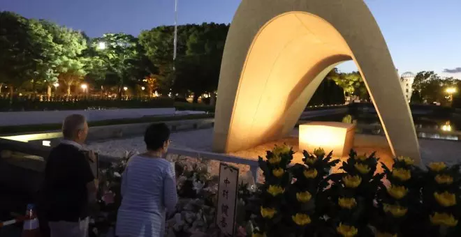 Hiroshima pide al G7 que impulse la desnuclearización en el 78 aniversario de la bomba atómica