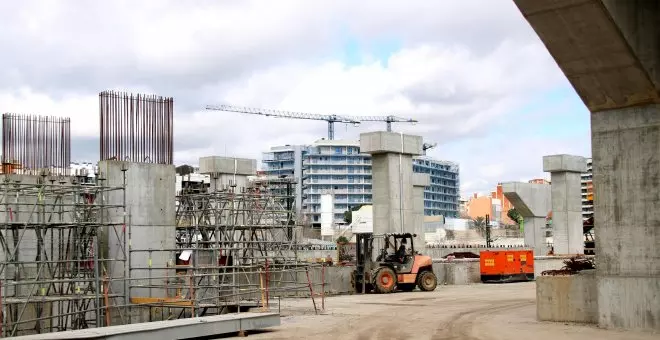 Comencen les obres de la coberta de l'estació d'alta velocitat de la Sagrera de Barcelona