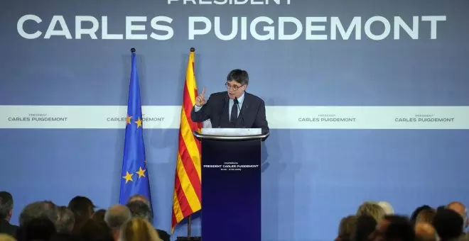 Puigdemont confirma que liderará la candidatura de Junts el 12M