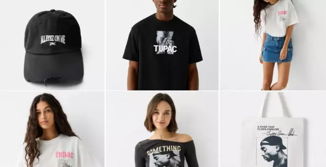 Bershka lanza una colección dedicada a Tupac Shakur, el icono del rap condenado por violación en 1995