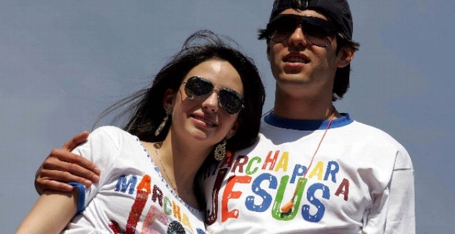 Kaká encabeza una romería de evangélicos con unos cinco millones de fieles