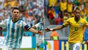 Pelea de gallos entre Messi y Neymar