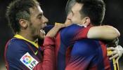 Neymar aparece y el Barça golea con lo mínimo