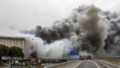 Un incendio arrasa la planta de Campofrío en Burgos donde trabaja un millar de empleados