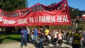 Las Marchas de la Dignidad llegan a Oviedo para dar un "caluroso recibimiento" a Felipe VI