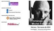 La Universidad de Barcelona homenajea la figura del filósofo Michel Foucault