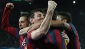 Messi amaina la crisis del Barça