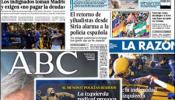 Sin 'dignidad' en las portadas de los periódicos de papel