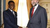 El Gobierno justifica que Rajoy cenará junto a Obiang por "coincidencias idiomáticas"