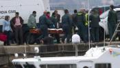 Recuperan del pecio del Mar de Marín el cadáver de uno de los desaparecidos