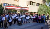 Las Marchas de la Dignidad se concentran frente a las oficinas del INEM contra el paro masivo