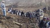 Las autoridades afganas elevan a 2.500 el número de muertos por el corrimiento de tierra