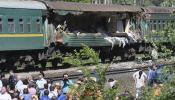 Al menos nueve muertos en un choque de trenes en Rusia