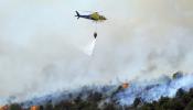 Un incendio arrasa 300 hectáreas de una pedanía de Guadalajara