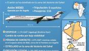 Argelia confirma que el avión con 110 pasajeros y seis tripulantes españoles se ha estrellado