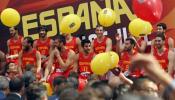 La selección española de baloncesto se viste de largo con el oro como objetivo