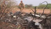 Fuerte vigilancia militar a los restos del avión siniestrado en Mali