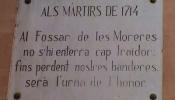 Mas hará la ofrenda floral de la Diada en el cementerio donde no se entierra a traidores