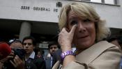 Aguirre se muestra satisfecha tras declarar "por fin" ante el juez por su incidente de tráfico