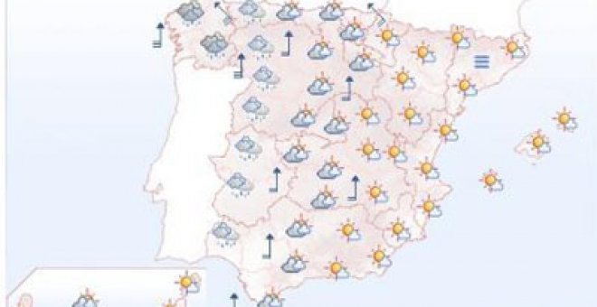 La mitad de España vuelve a estar en alerta por vientos y lluvia