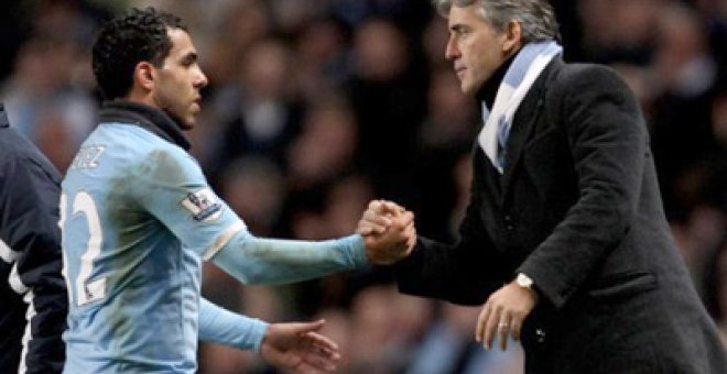 Tévez y Mancini se declaran la guerra