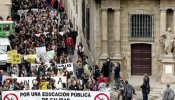 La mayoría de los profesores secundan la huelga en Navarra