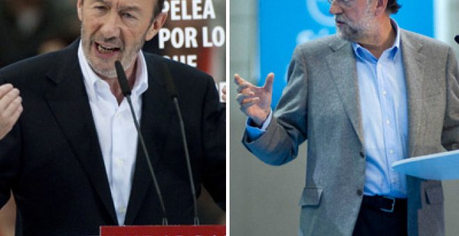 Rubalcaba se la juega hoy ante un Rajoy que acaricia la Moncloa