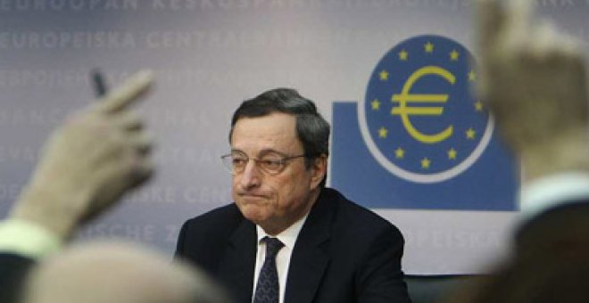 Draghi descarta una gran intervención del BCE en los mercados