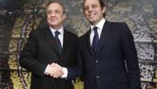 Florentino Pérez y Sandro Rosell sellan la paz