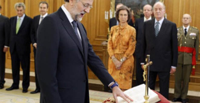 Mariano Rajoy jura su cargo como presidente del Gobierno