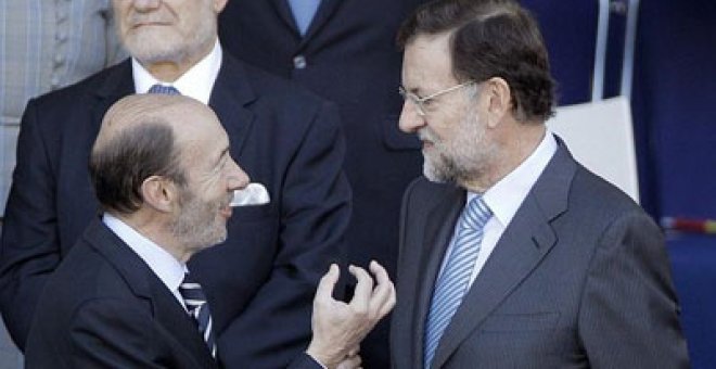 Rajoy se reunirá con Rubalcaba el miércoles en La Moncloa
