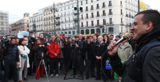 Acoso a los indignados de Sol