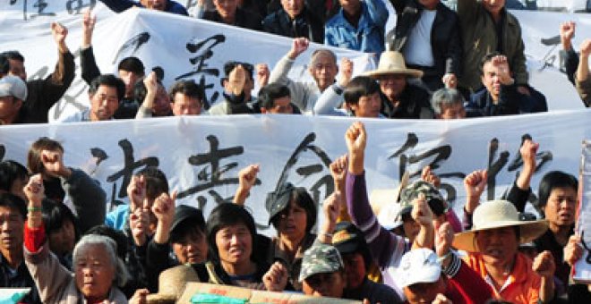 Los campesinos chinos se alzan contra la corrupción oficial