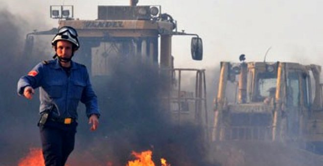 Los bomberos toman el control de los incendios del Lleida y Girona