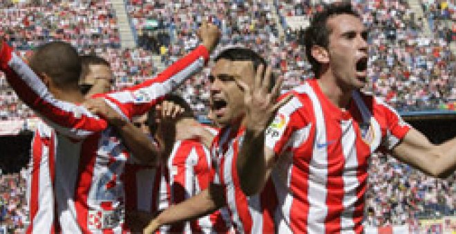 El Atlético exhibe pegada