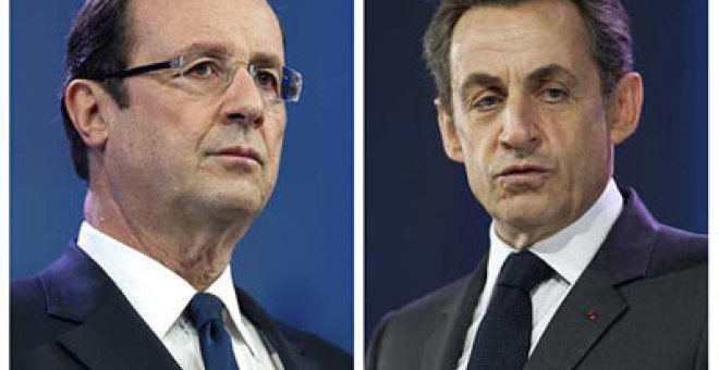 Arranca la campaña francesa con Sarkozy pisándole los talones a Hollande
