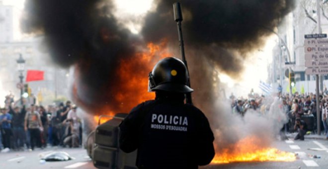 Los Mossos abrirán una web la próxima semana para denunciar a quien provoque alborotos callejeros