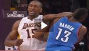 Siete partidos a Metta World Peace por el codazo a Harden