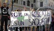 El 15-M, frente al rescate: "No debemos, no pagamos"