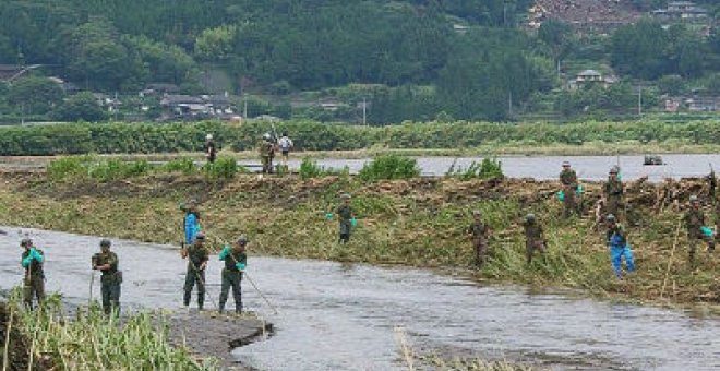 Las lluvias torrenciales en Japón ya han causado la muerte a 24 personas