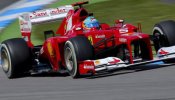 Alonso, tercero en los primeros libres de Hungría