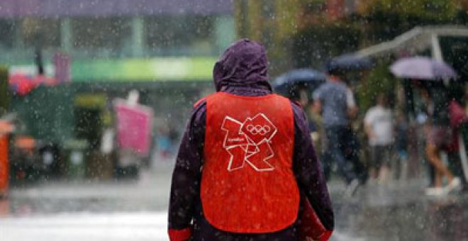 Y no podía faltar la lluvia